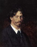 Ilia Efimovich Repin Self-portrait painting